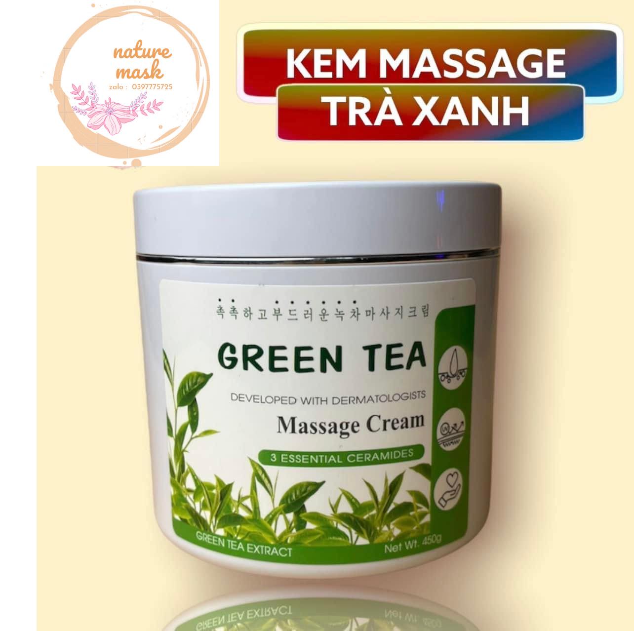 Kem massage trà xanh Mira Green Tea Massage Cream