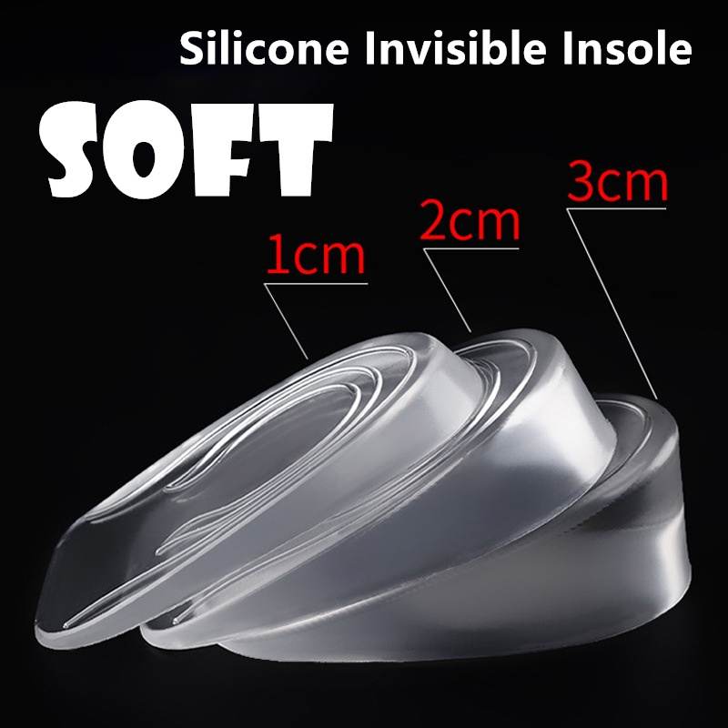 Miếng lót giày tăng chiều cao silicon nam nữ êm nhẹ cao cấp hkd73
