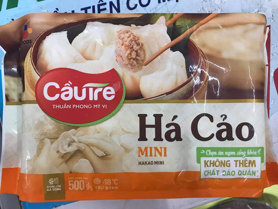 Há cảo tôm,thịt cầu tre 500gr