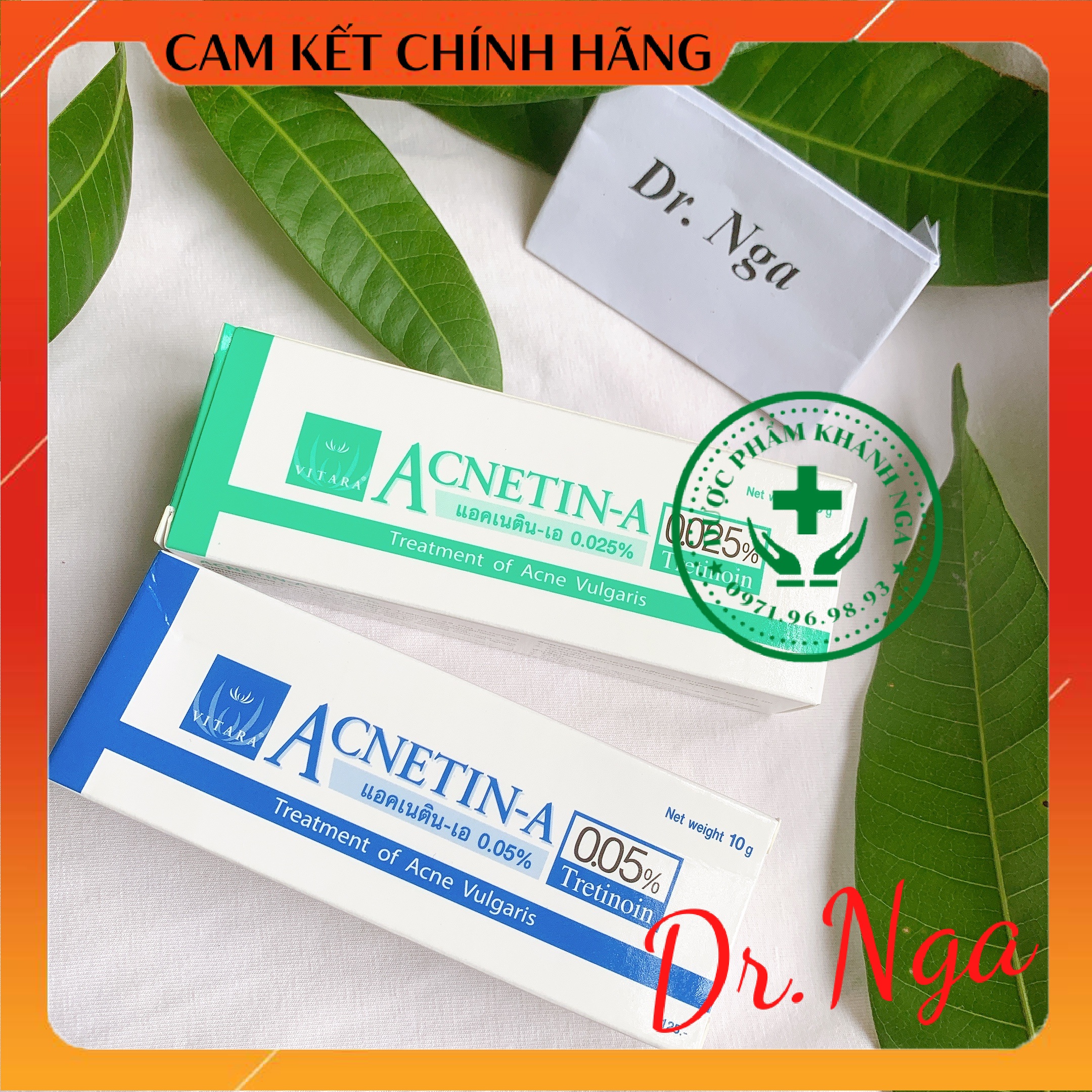 ✅ acnetin a, tretinoin 0.025% - 0.5% mẫu mới retin a, kem hỗ trợ giảm mụn, chống lão hoá da