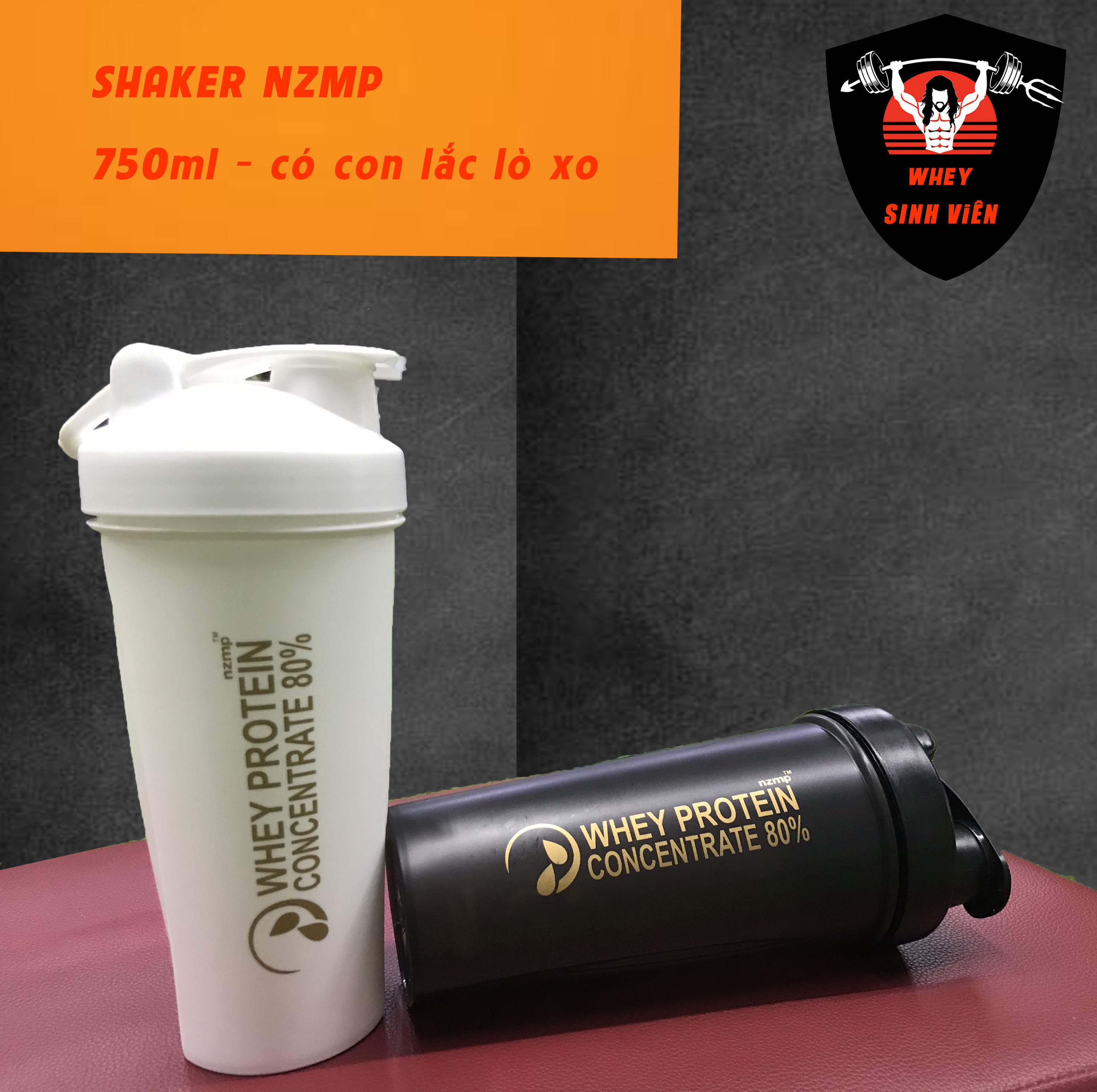 Bình Shaker Whey Protein Concentrate 80%