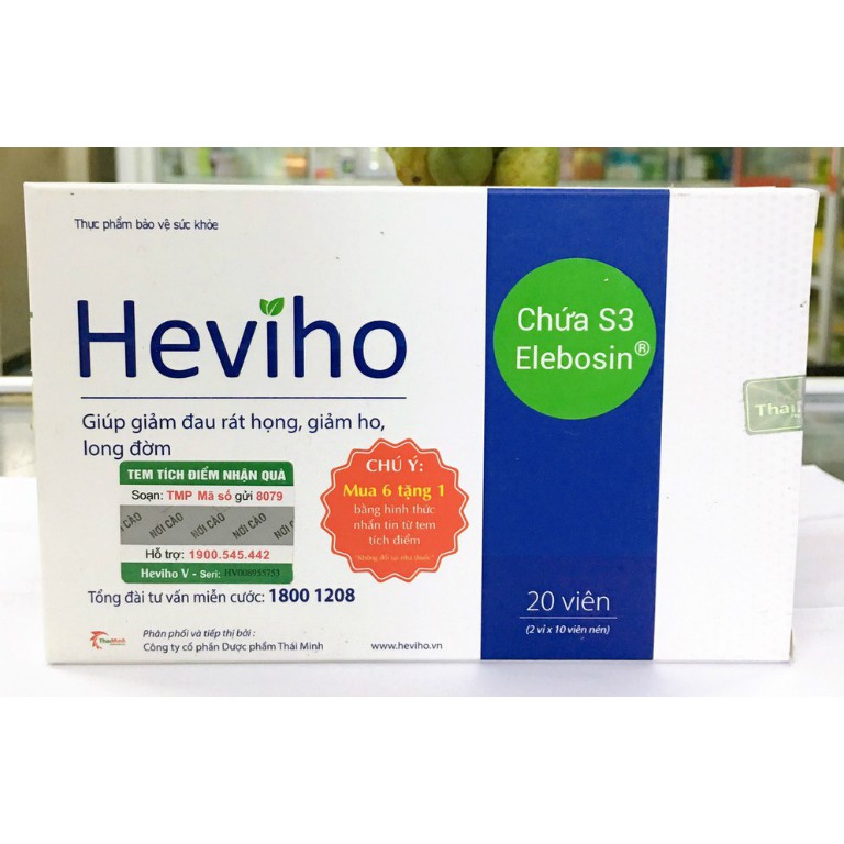 Viên Uống Heviho - Hỗ trợ làm giảm tình trạng viêm ở người bị viêm đường hô hấp
