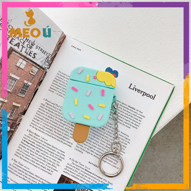 [HCM]Case Airpods Que Kem Xanh Mint cho AirPods 1/2/Pro - airpod case