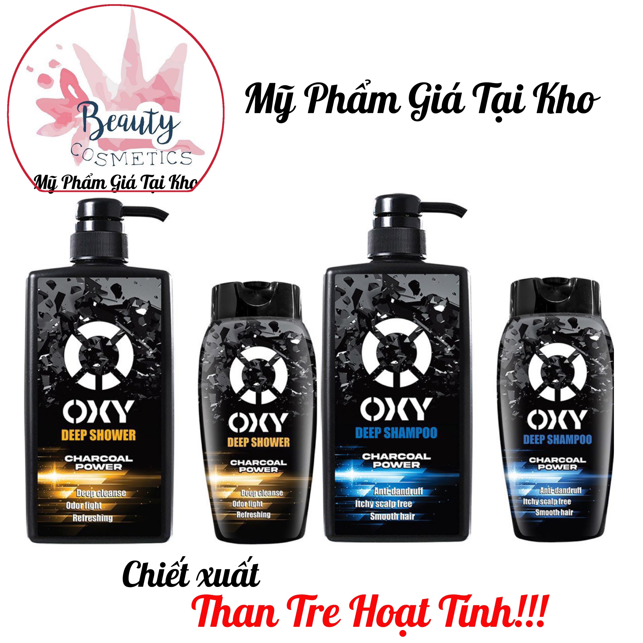 Sữa tắm & dầu gội tác động sâu cho nam oxy deep shower