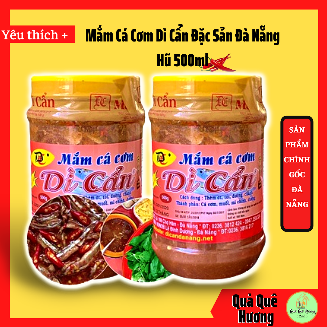 MẮM NÊM DÌ CẨN đặc sản Đà Nẵng ăn là nghiền mắm nêm có cá cơm đặc sản miền trung