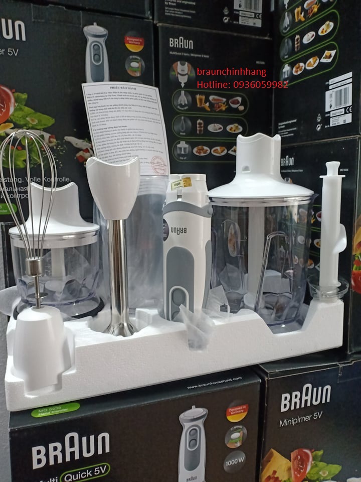 Máy xay cầm tay braun mq5245 - 1000w, nhập khẩu chính hãng