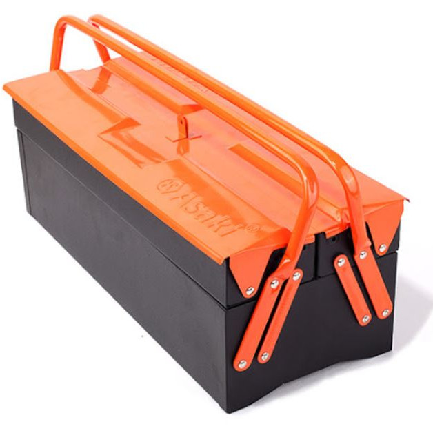 18" hộp đựng đồ nghề 2 ngăn asaki ak-9956