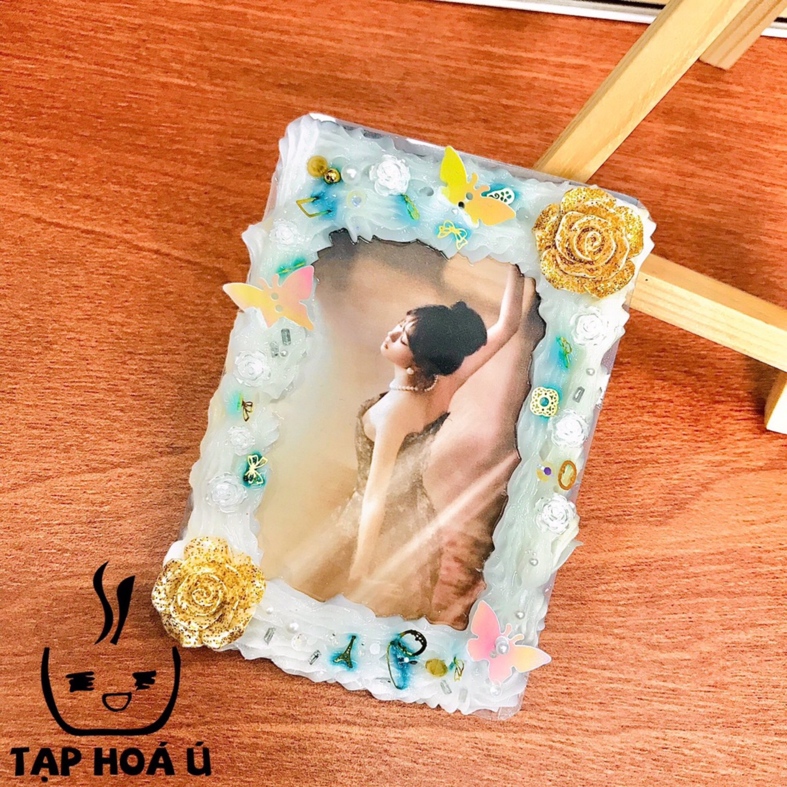Toploader decor kem keo, thẻ đựng card trang trí kem keo dễ thương 06 -phần 2