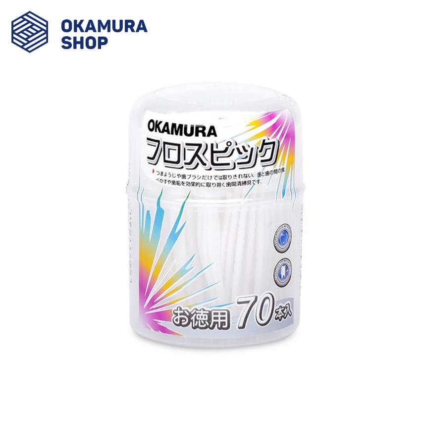   HCM Hộp tăm chỉ nha khoa Okamura 70 cây 