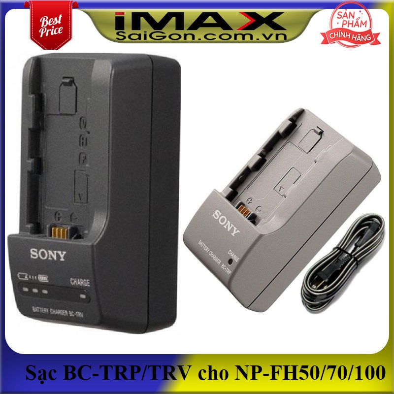 Sạc máy ảnh bc-trv/trp cho pin sony np-fv50/70/100 sạc dây