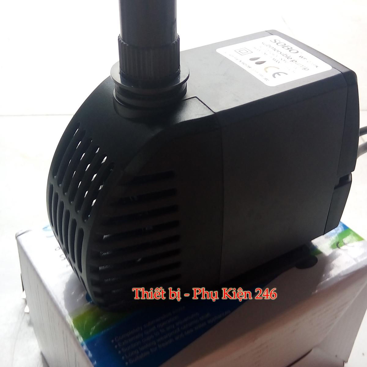 Máy bơm hồ cá rồng – cá koi sobo wp-208k