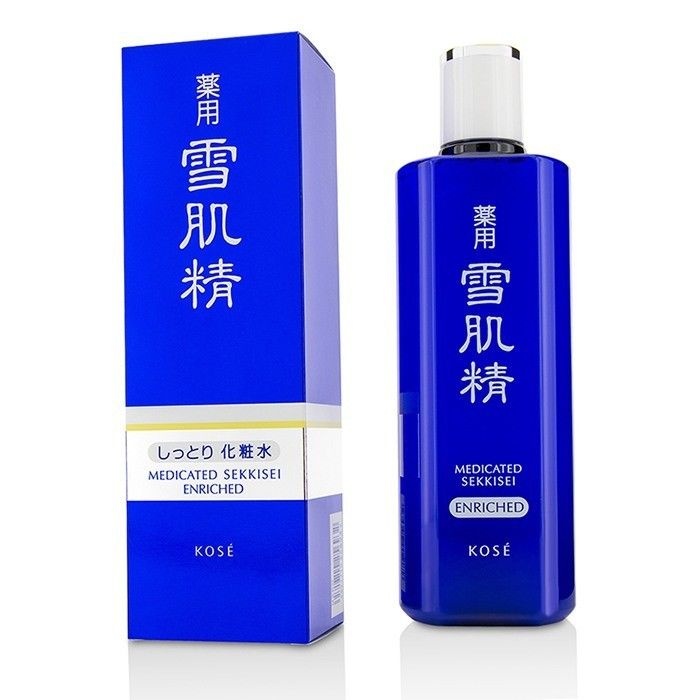 Nước Hoa Hồng KOSE MEDICATED SEKKISEI ENRICHED Cao Cấp Từ Thảo Dược Làm Trắng Da (360ml)