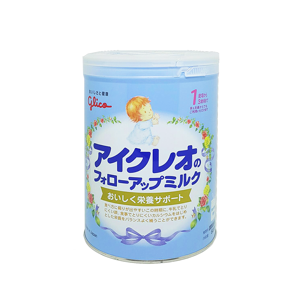 Sữa GLICO số 9 nội địa Nhật dành cho bé từ 1 đến 3 tuổi - lon 820g