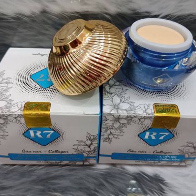 Kem R7 Mụn, Nám, Trắng da, liền Xẹo, Chống Đỏ Da, ngừa Dị ứng, chống nắng. 12g (Xanh Dương)