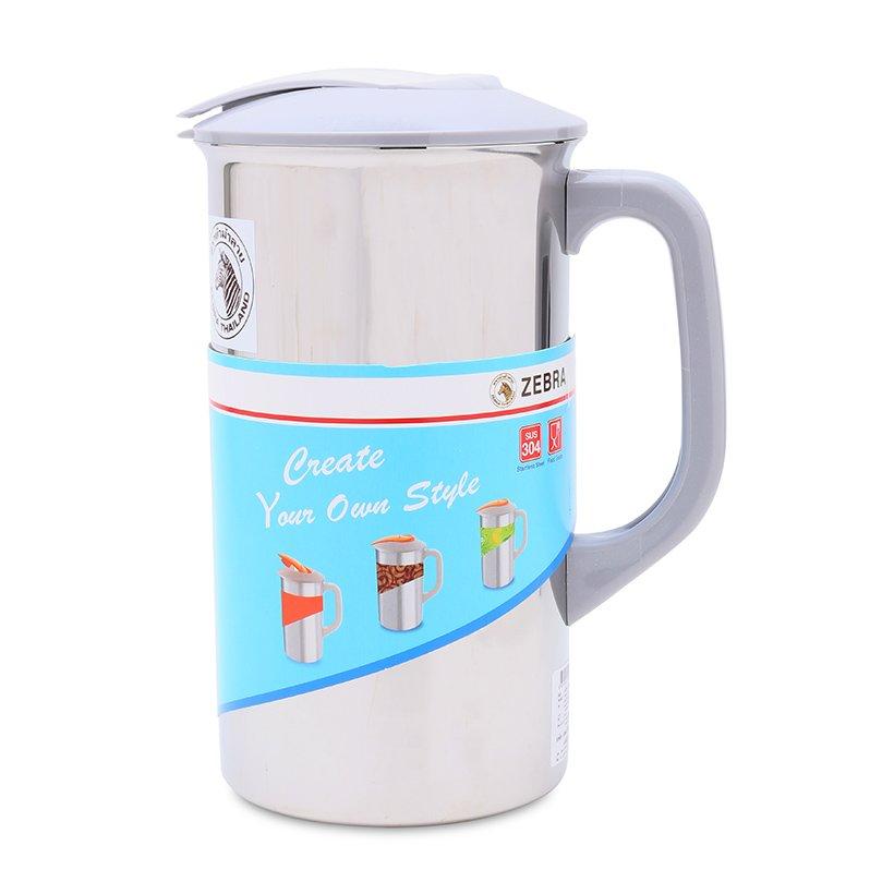 Ca nước inox zebra zelect 1.9l 11cm nắp bật 115028
