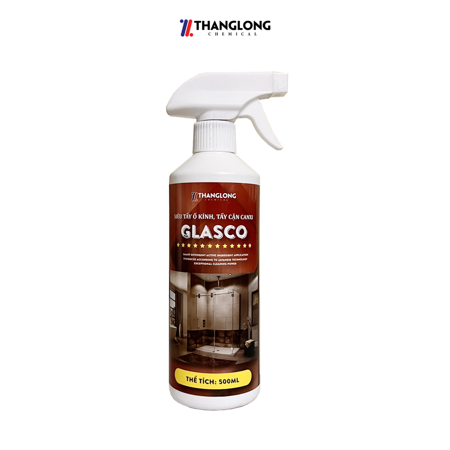 Tẩy kính ố mốc vảy cá;kính nhà tắm,kính ô tô,...GLASCO loại 500ml