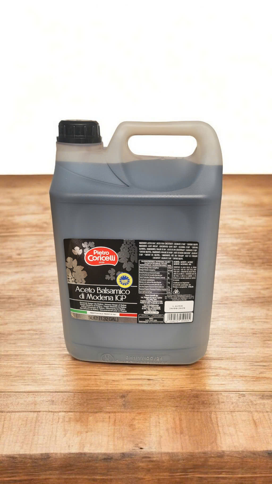 [BÌNH LỚN 5 Lít] Dấm nho Balsamico Pietro Coricelli nhập khẩu Ý (nnh)