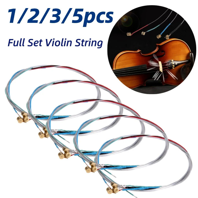 Đầy Đủ Thiết Lập Violin Chuỗi Chuyên Nghiệp Fiddle Chuỗi Thay Thế Lõi E-A-D-G Nhạc Cụ Bộ Phận Violin Phụ Kiện