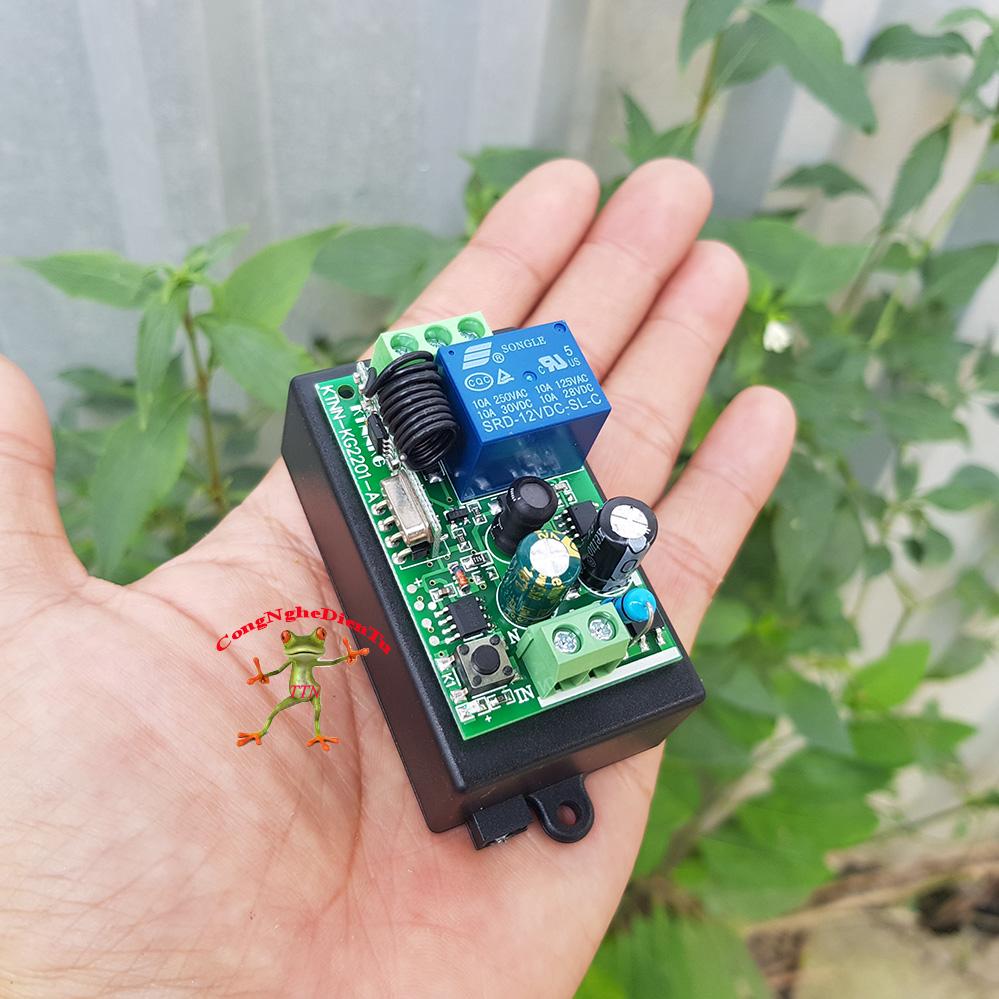 Board điều khiển từ xa RF học lệnh 433Mhz - 220 volt --- 1 board 220v