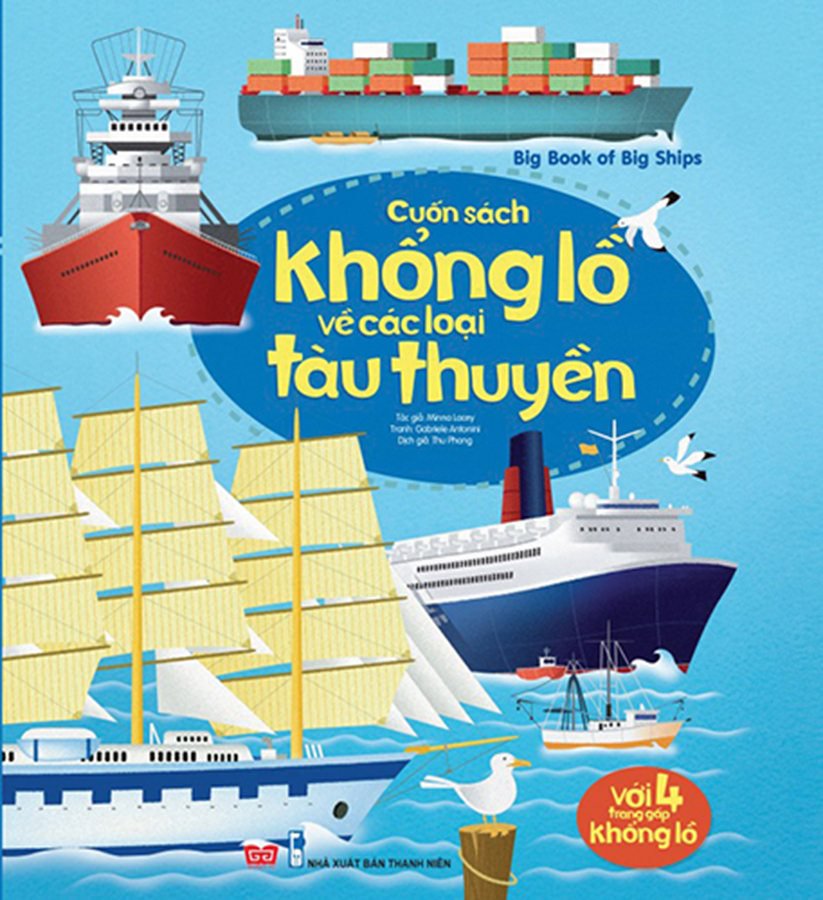 Fahasa - big book - cuốn sách khổng lồ về các loại tàu thuyền