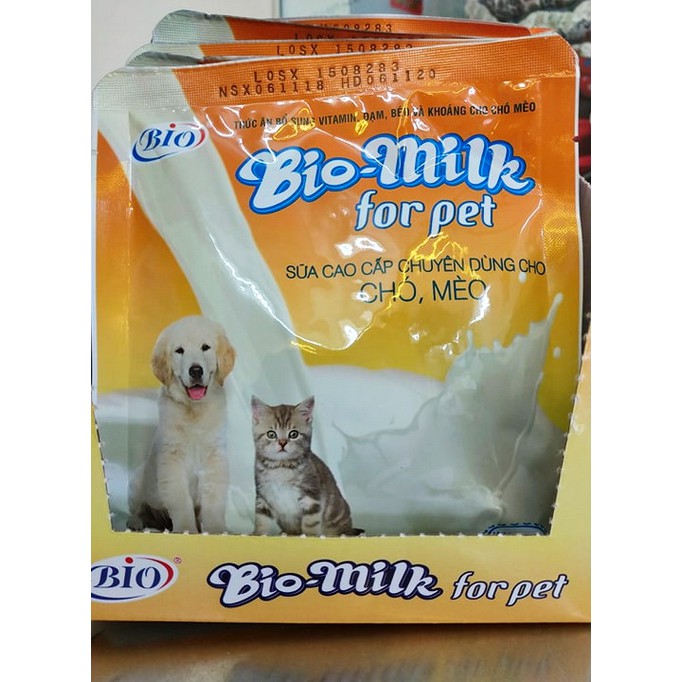 Sữa chó mèo bio milk 100g