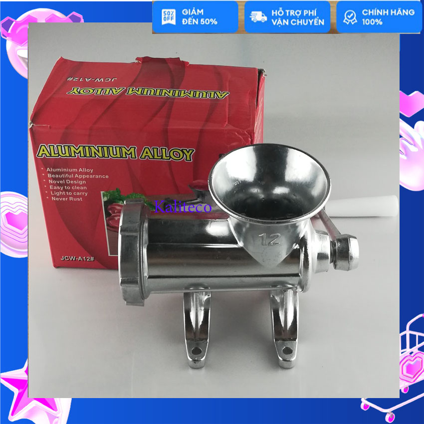 Cối Xay Thịt Cá Hợp Kim Nhôm Tay Quay