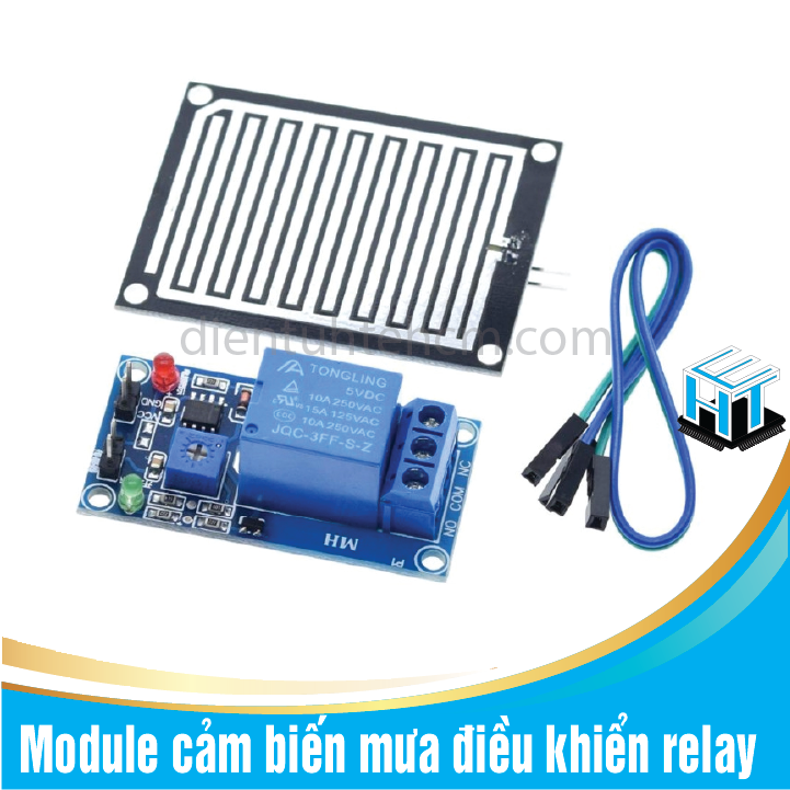 1 Cái Module cảm biến mưa điều khiển relay