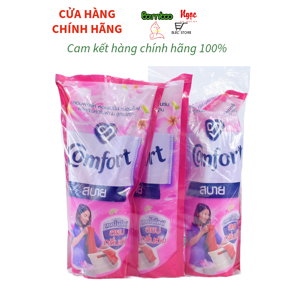 Bộ 3 túi nước xả vải Comfort 500 ml Thái Lan
