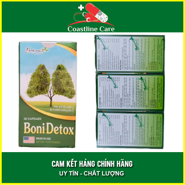 Bonidetox - giúp giải độc phổi & ngừa un.g t.hư phổi