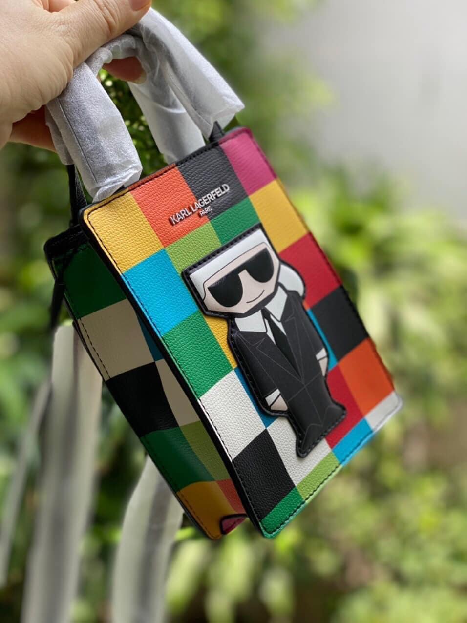 Túi đeo chéo màu sắc Karl Lagerfeld - hàng Mỹ