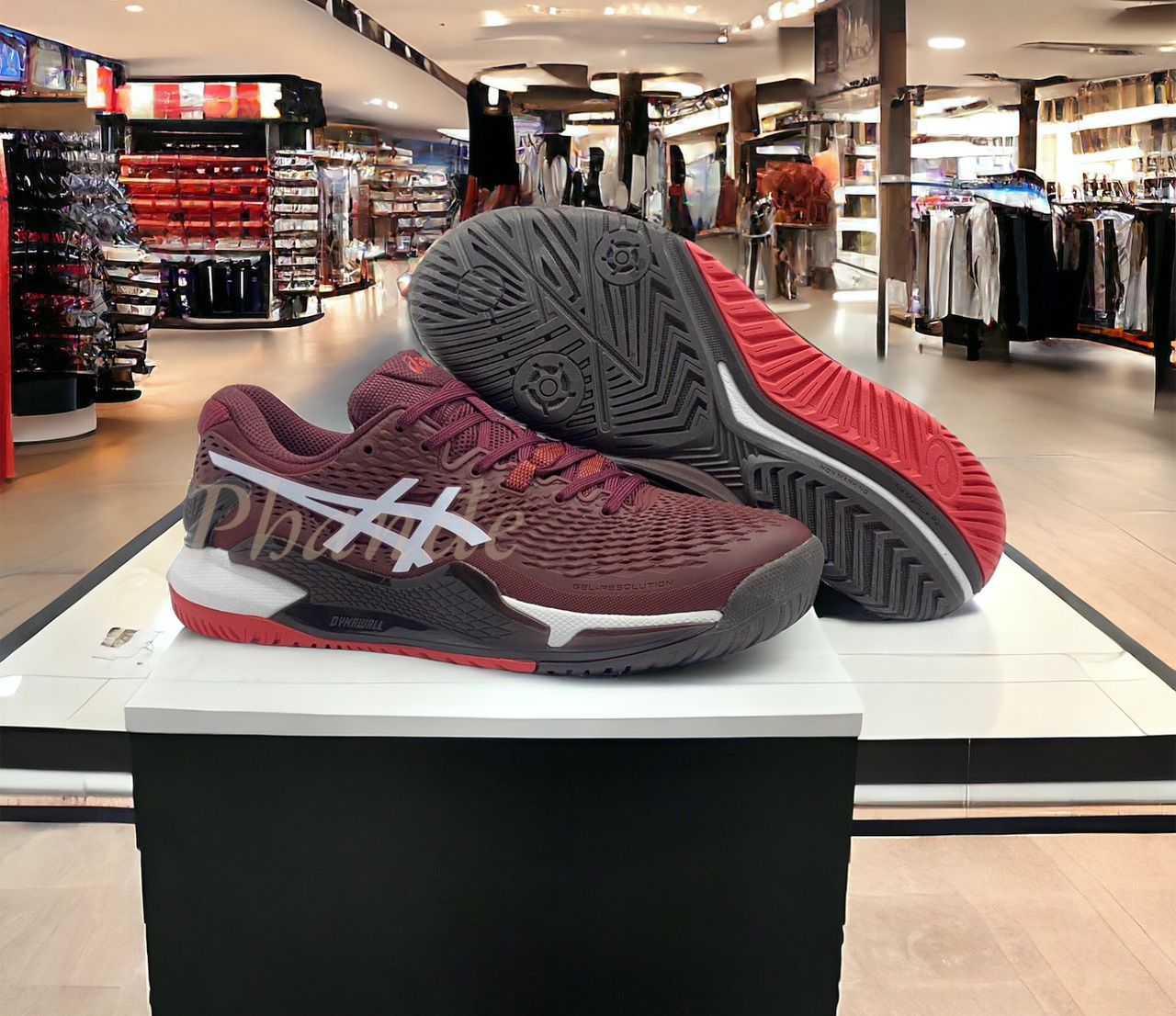Giày Thể Thao Nam, Giày Tennis Gel Resolution 9 'Antique Red'