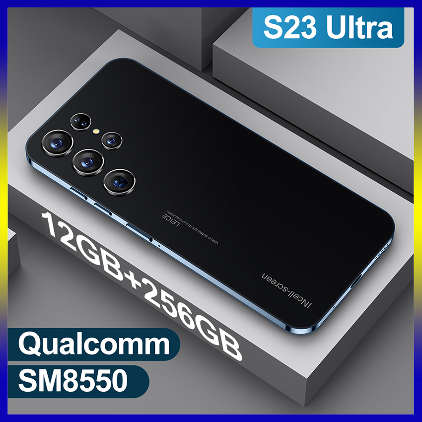 Ultra cheap S23 Ultra New Android 12 + 256GB wholesale good online gaming mobile phone