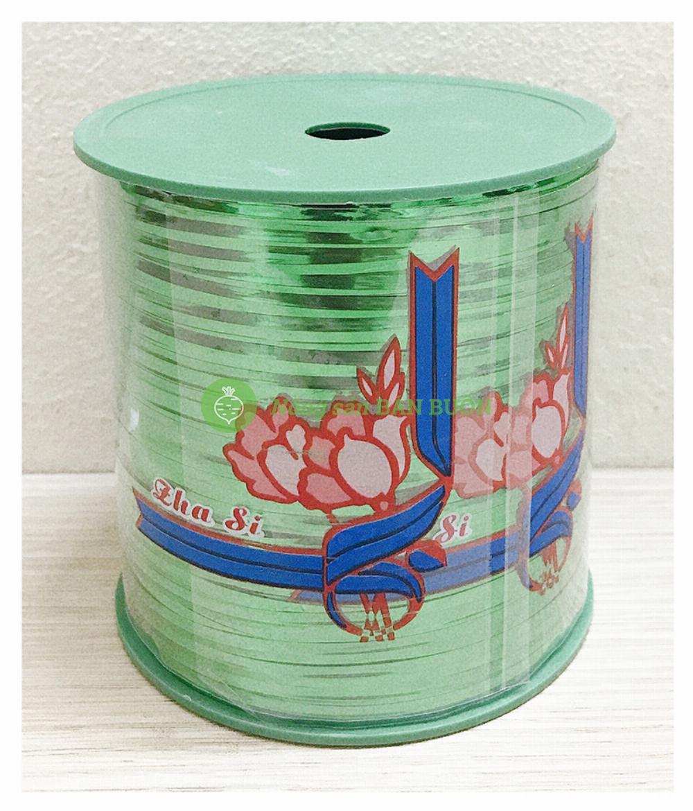 Dây buộc lan cuộn 500m, cố định cây, nâng đỡ bông hoa - màu xanh