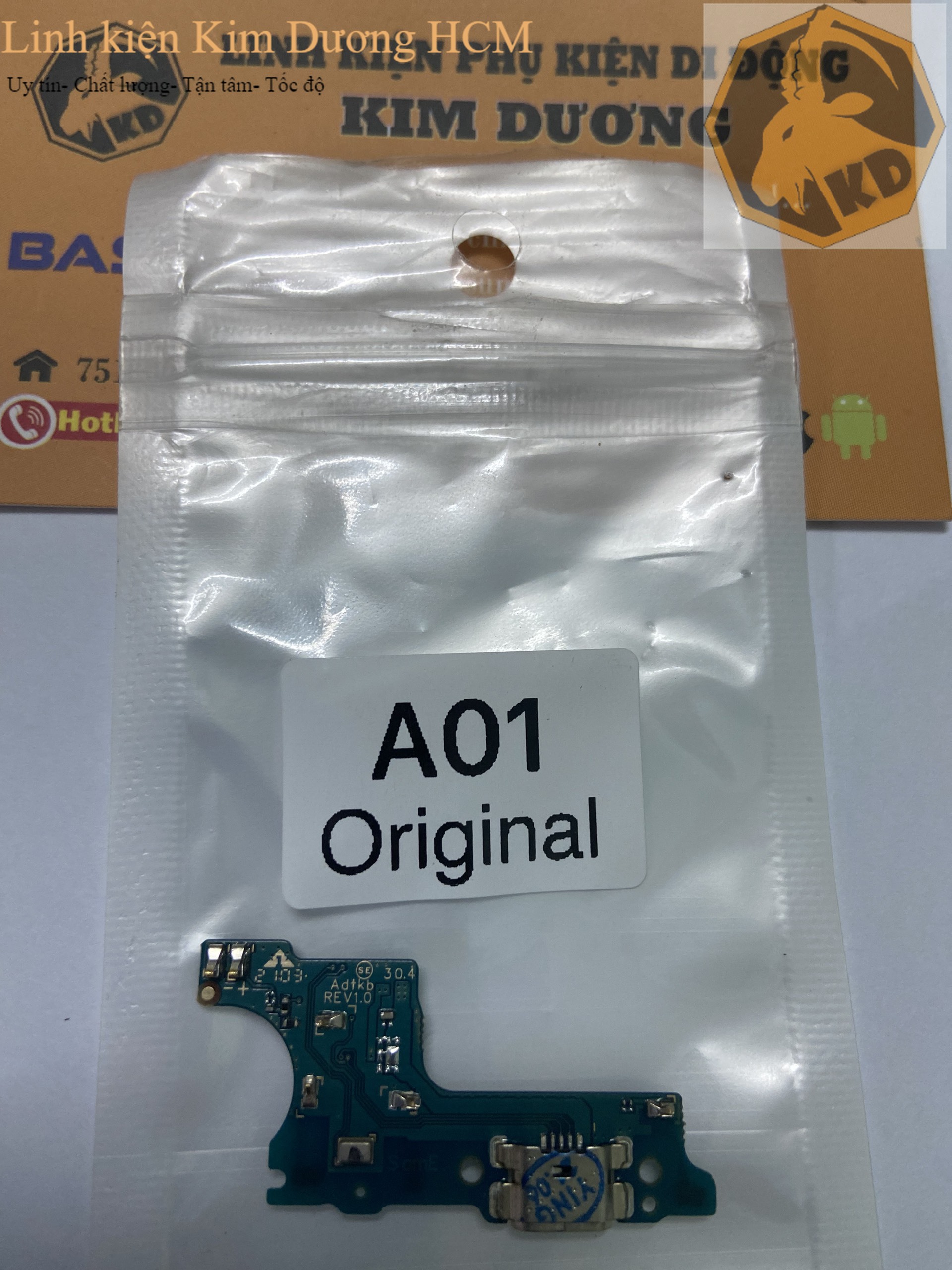 Cụm chân sạc/ Bo mạch sạc Samsung Galaxy A01/A02s/A10/A11/A12. Có IC sac !