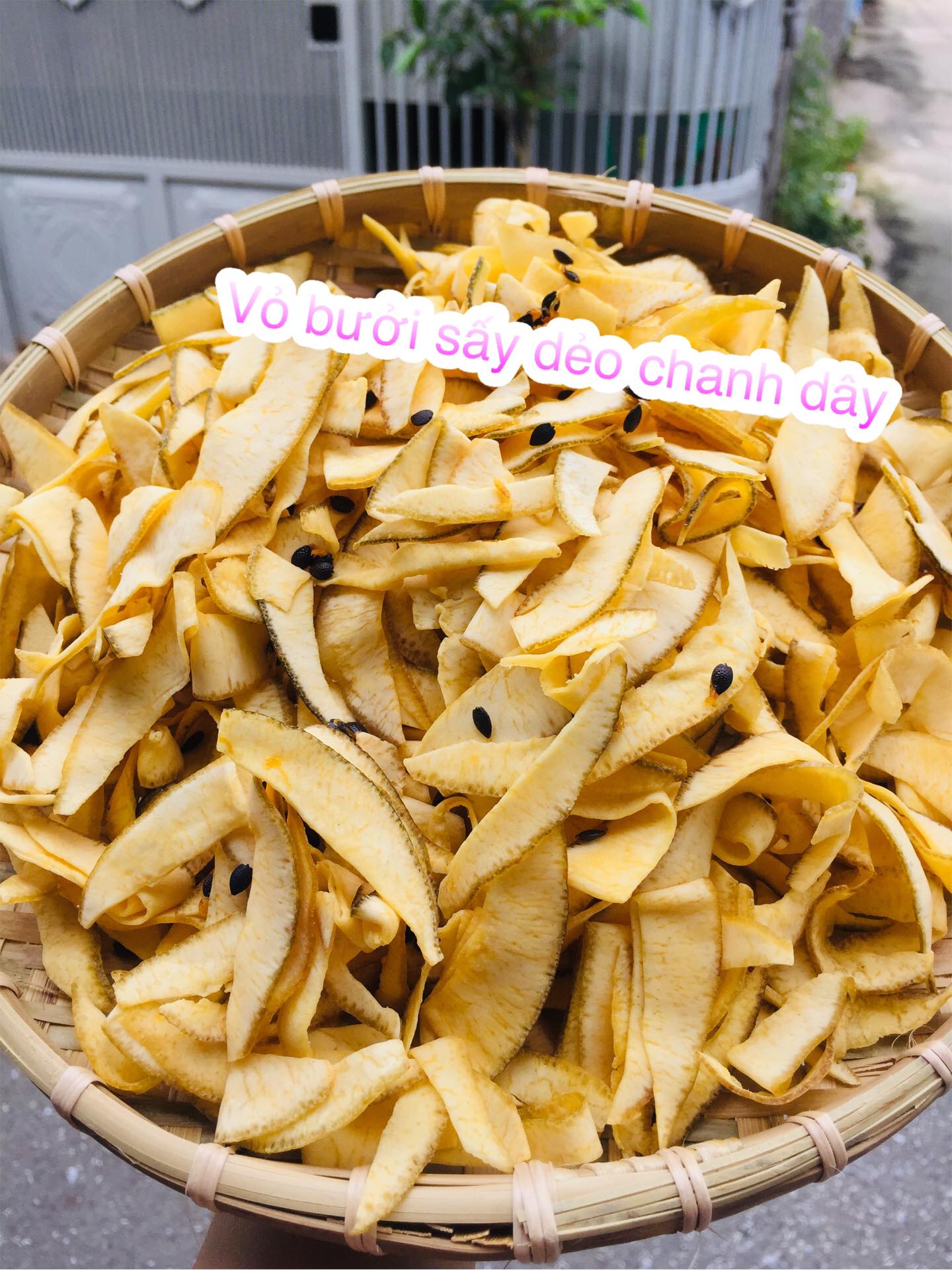 300g bưởi sấy dẻo vị chanh dây rất thơm, dẻo mềm