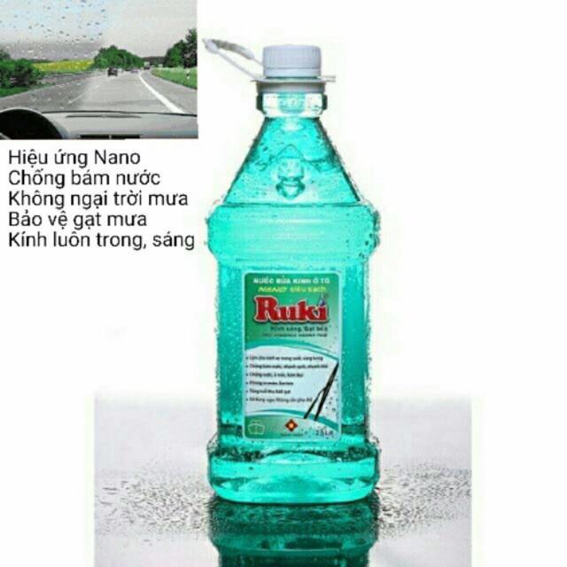 【hot sell】 Nước rửa kính nano 25lit combo 4 chai hàng cấp