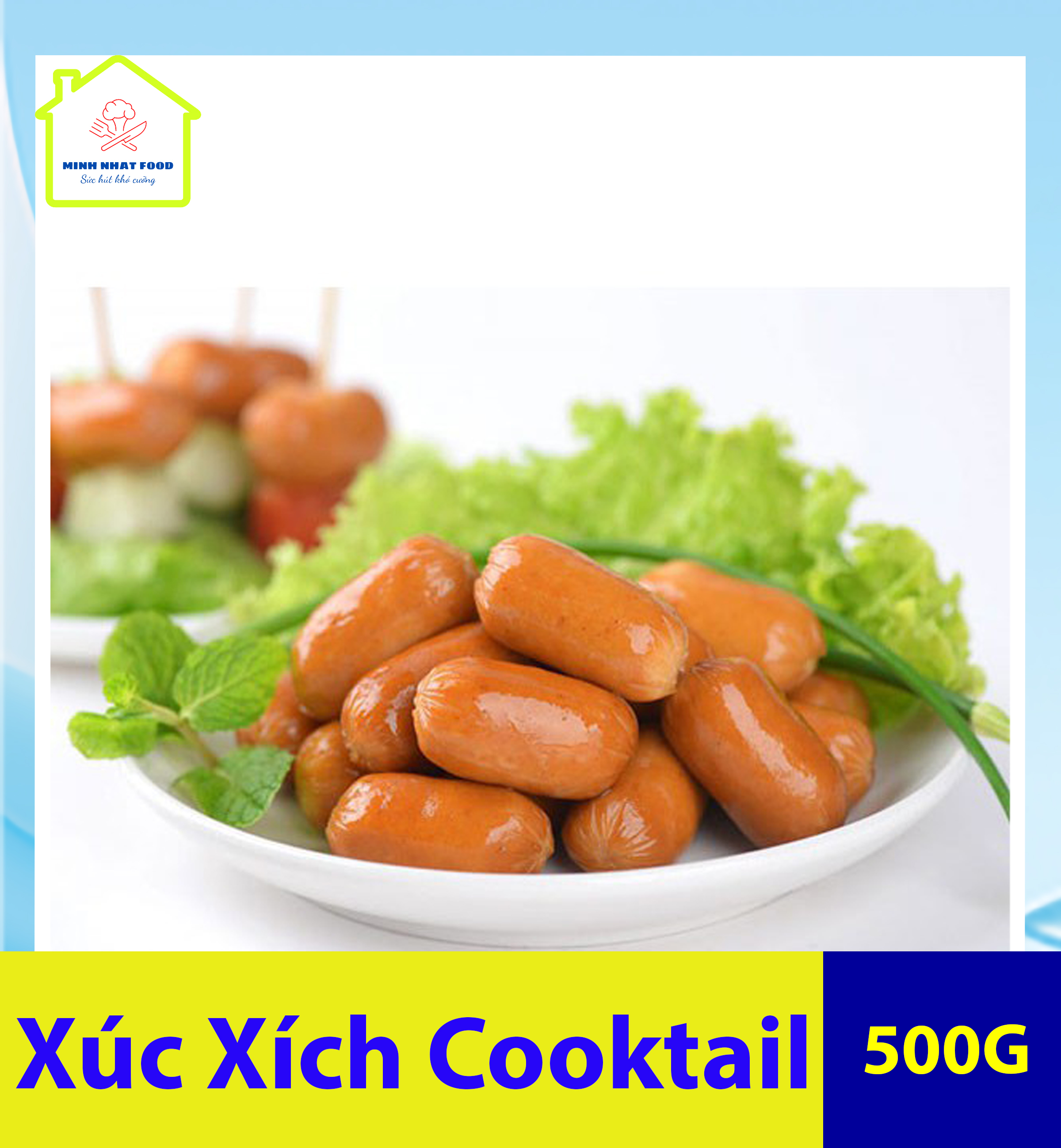 500g xúc xích cocktail_ giao hỏa tốc 2h_cửa hàng thực phẩm minh nhật