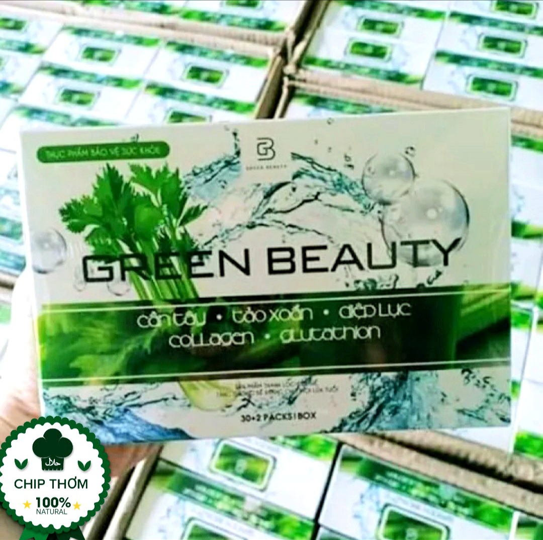 NƯỚC ÉP CẦN TÂY GREEN BEAUTY [Hàng chính hãng - Nguyên tem - Nguyên mã]