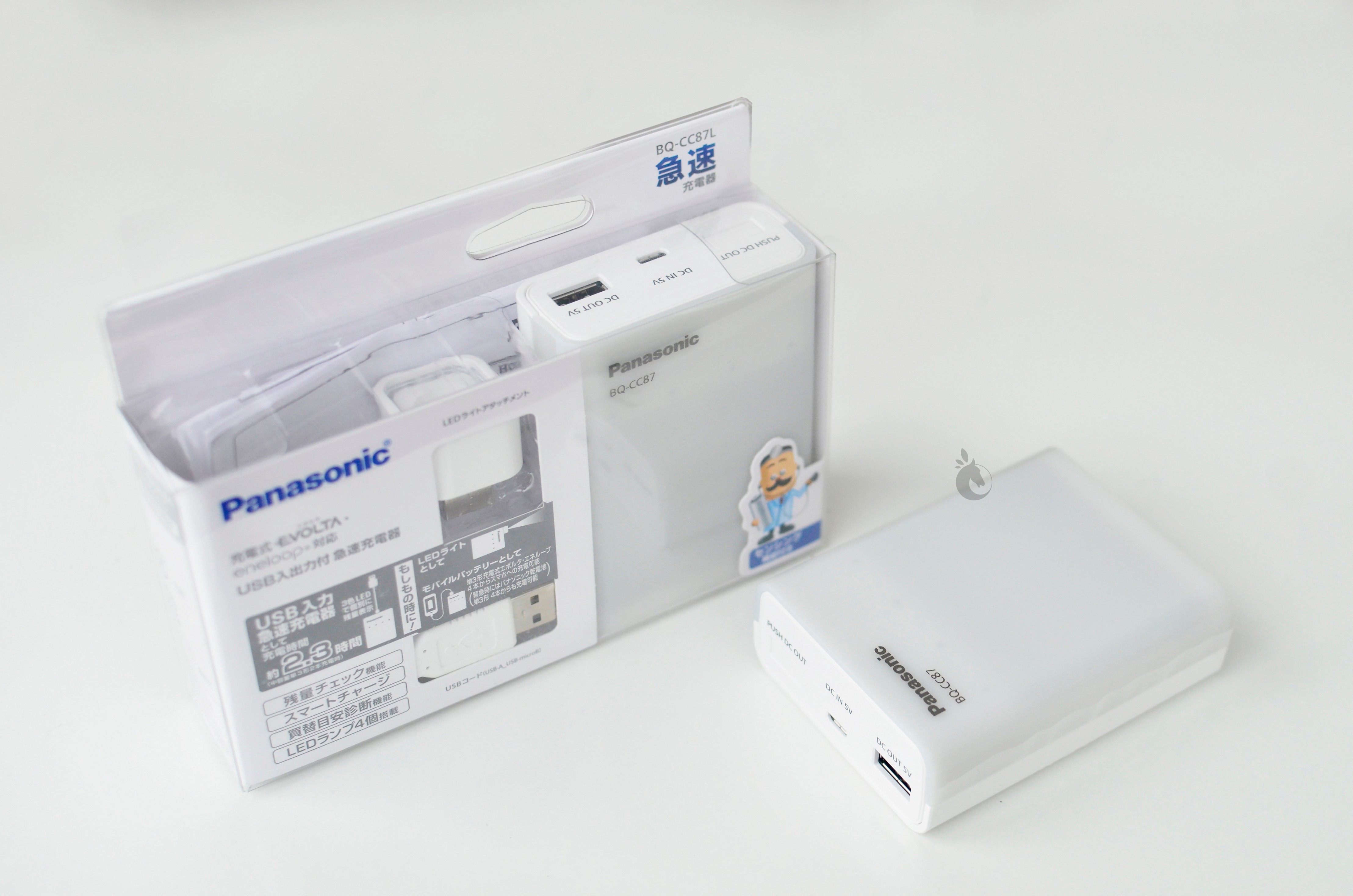 Bộ Sạc Nhanh Thông Minh Panasonic BQ-CC87 , Hàng Nội Địa Nhật | Smart &amp; Quick Charger Panasonic BQ-CC87