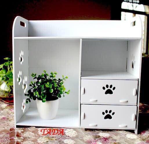 Kệ mỹ phẩm gỗ cao cấp
