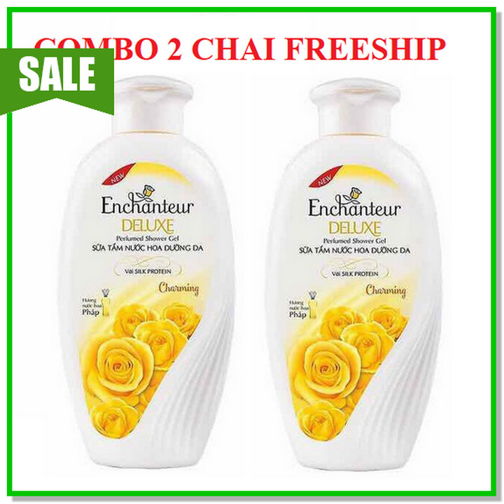 [FreeshipMAX] [COMBO 2 CHAI] Sữa tắm Enchenteur 100ml/chai hương nước hoa Pháp nồng nàng quyến rũ