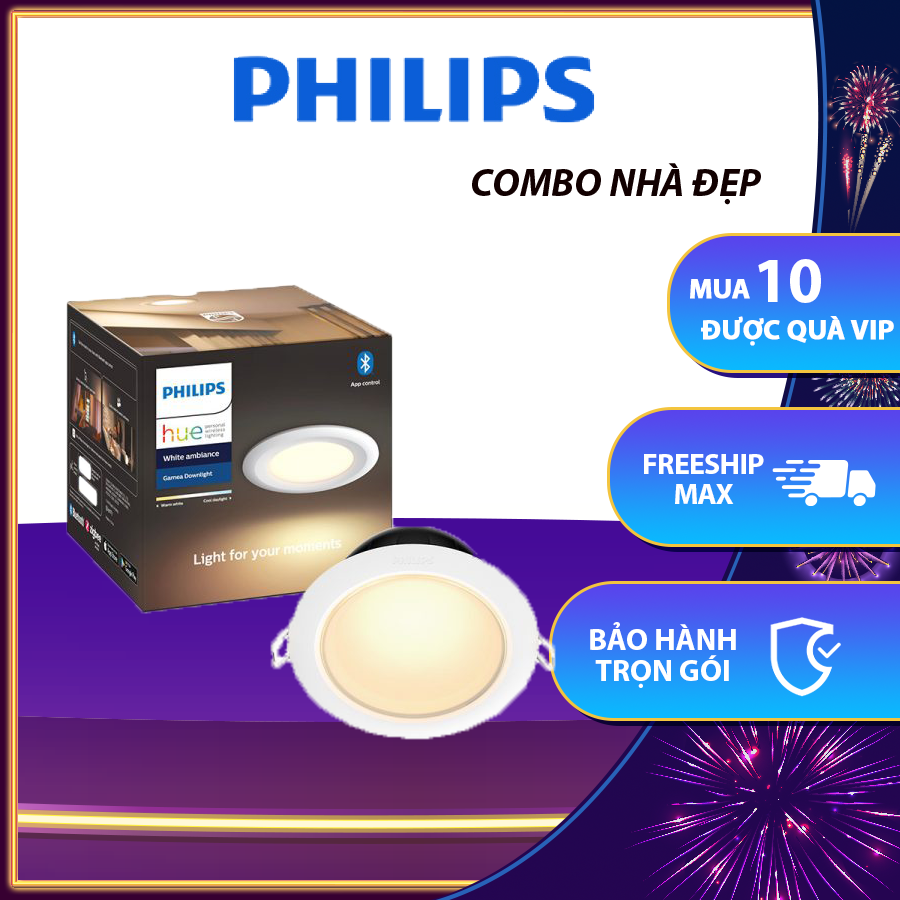 Đèn âm trần Philips Hue Garnea