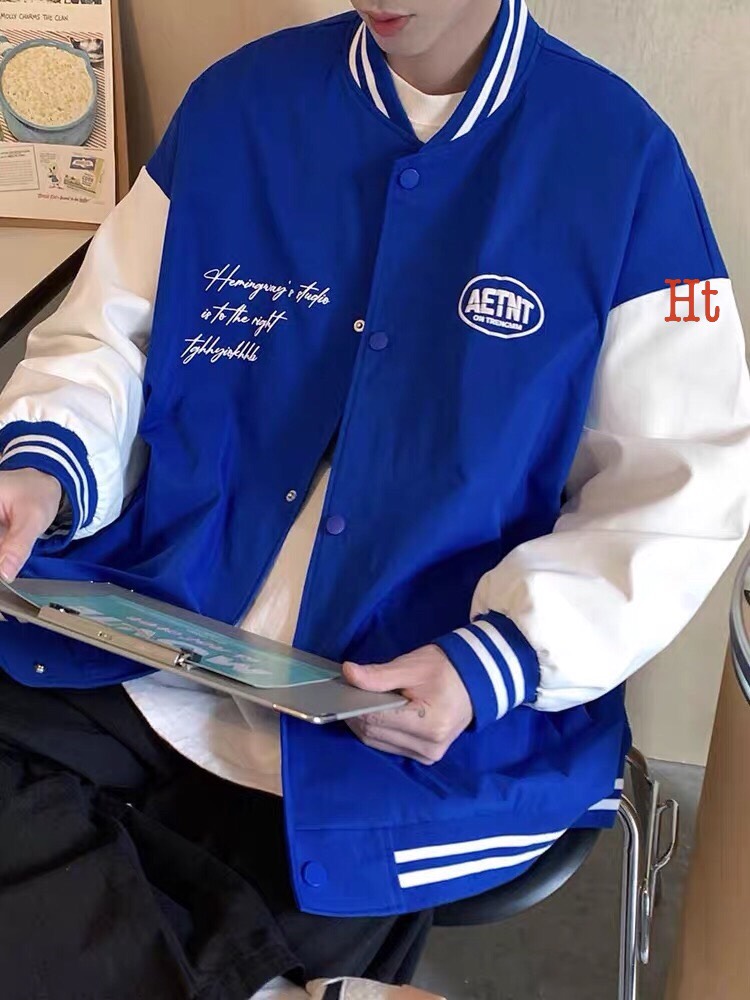  Áo Bomber xanh bích đủ mẫu ❣️ chất liệu: nỉ cotton Túi cơi kẻ trắng cực đẹp cúc bấm sịn xò 