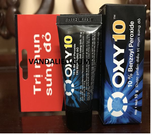 Kem mụn oxy10 10g.
