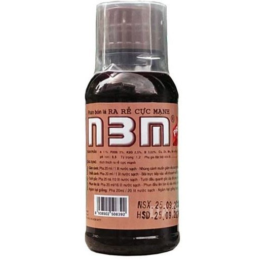 N3M pro chai 100ml - Phân bón kích rễ dạng nước Ra rễ cực mạnh