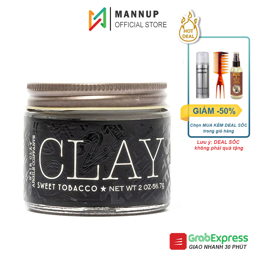Sáp vuốt tóc 18.21 man made sweet tobacco clay 56.7g