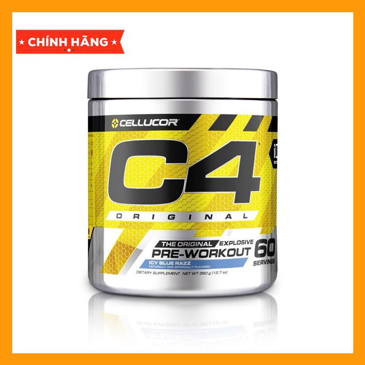 Pre workout c4 - 60 serving hỗ trợ tăng sức mạnh c4 cellucor