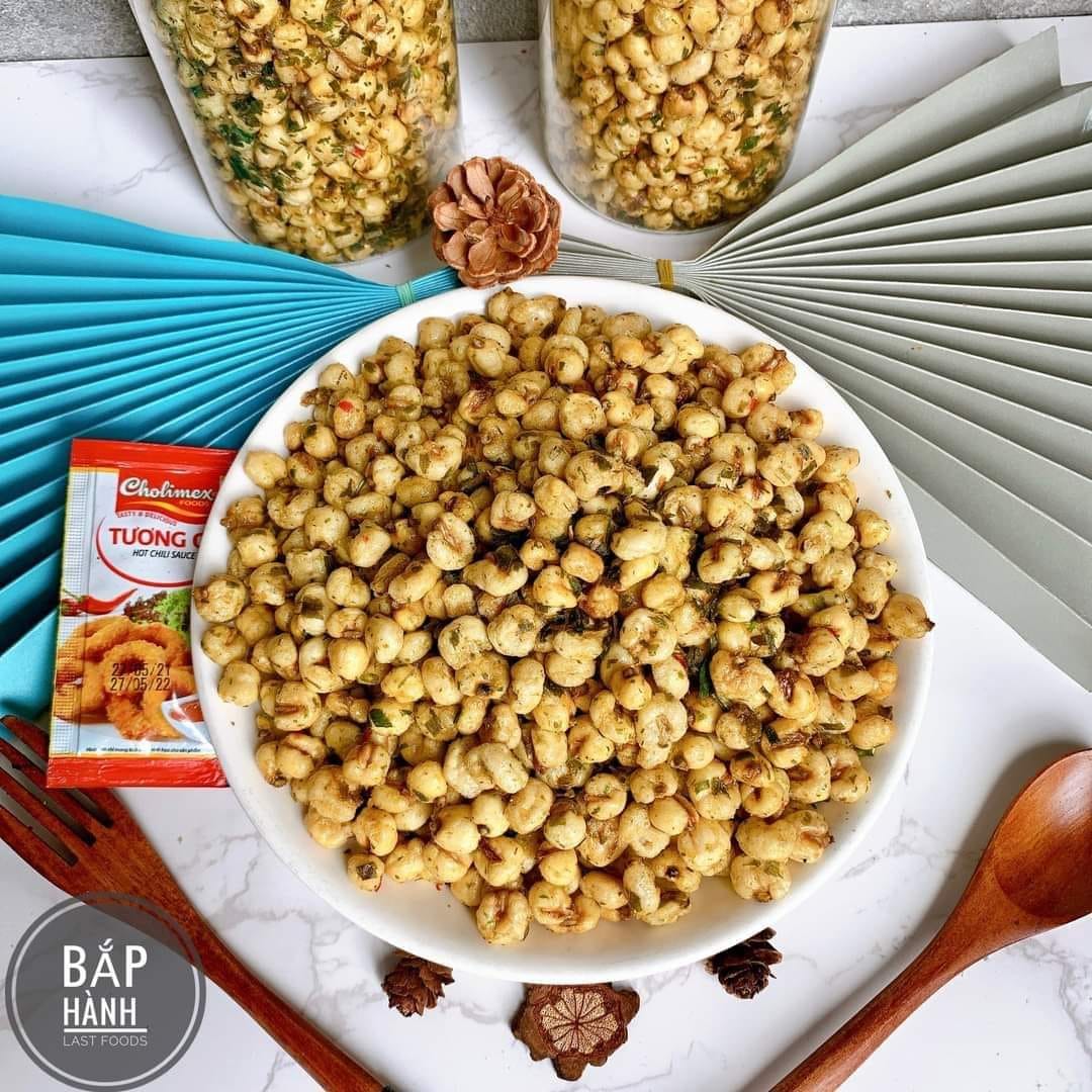 Túi 500g bắp nếp sấy xốc mắm ớt vietfood