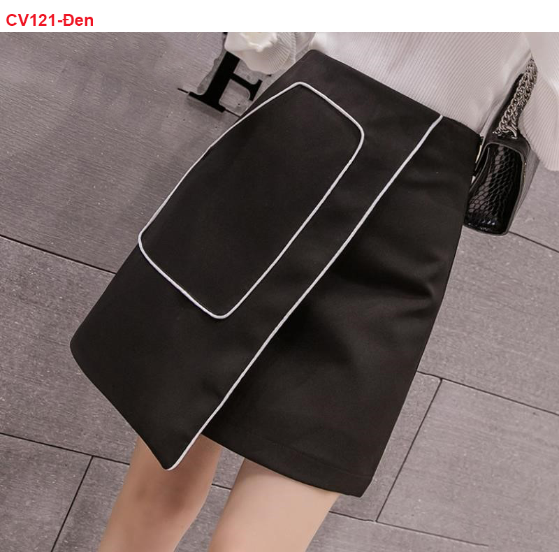 [HCM]CV121- Chân váy đắp tà xinh xắn