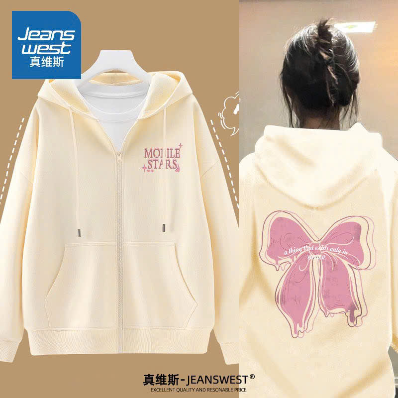 [Mẫu Mới ] Áo khoác hoodie Chui đầu in nổi Star Nơ hồng Form Boxy UNISEX NAM NỮ Trẻ Trung Dày Dặn - TP74